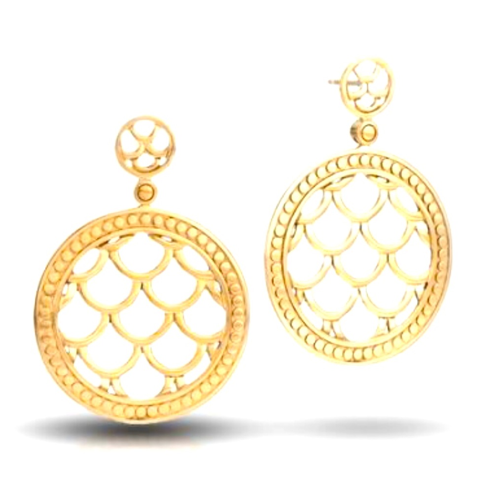 John Hardy Naga 18-karat yellow gold earrings